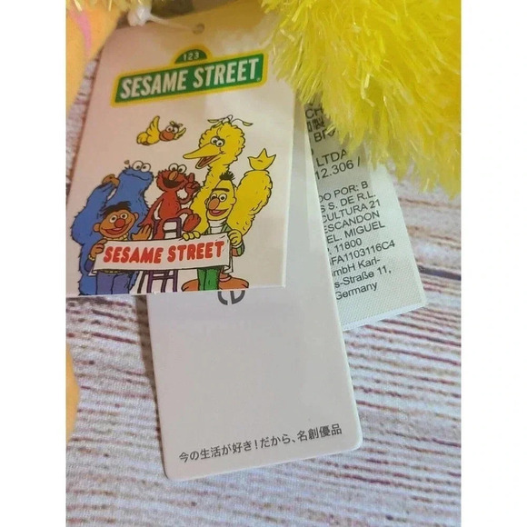 Miniso Sesame Street Plush Big Bird Stuffed Animal Toy Yellow Soft 16" New - Picture 5 of 6